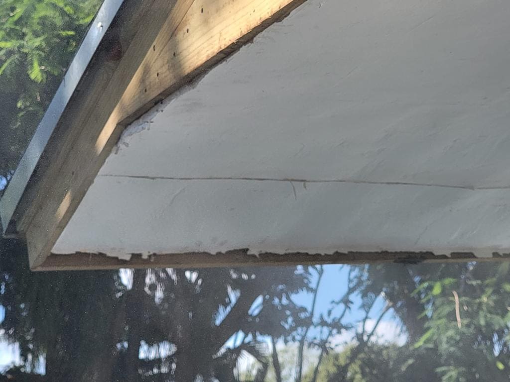 Repaired Fascia Board Close-Up - Handyman Group SFL